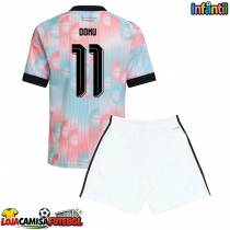 Camisa de Futebol Bélgica Jeremy Doku #11 Equipamento Secundário Infantil Mundo 2026 Manga Curta (+ Calças curtas)